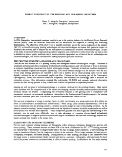 energy efficiency in the printing and publishing industries