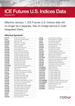 ICE Futures US Indices Data