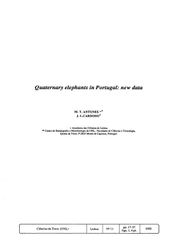 Quaternary elephants in Portugal: new data