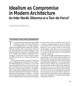 Idealism as Compromise in Modern Architecture