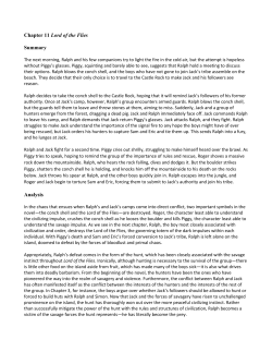 Chapter 11 Lord of the Flies Summary Analysis