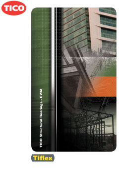 TICO Structural Bearings - CV/M