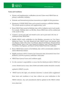 Terms and Conditions