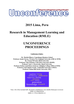 the Conference Proceedings