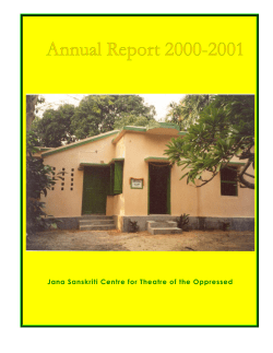 Jana Sanskriti Centre for Theatre of the Oppressed