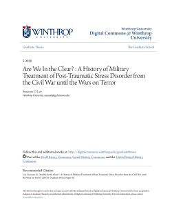 A History of Military Treatment of Post