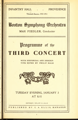 Boston Symphony Orchestra concert programs, Season