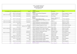 FINAL EXAMINATION PLAN CAND.NEGOT.-STUDIES