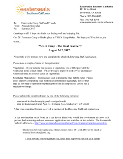 Returning Volunteer Application