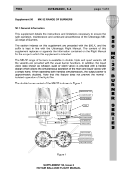 FM04 ULTRAMAGIC, S.A page 1 of 3 SUPPLEMENT 50, Issue 2