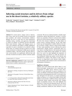 Inferring social structure and its drivers from refuge use in the desert
