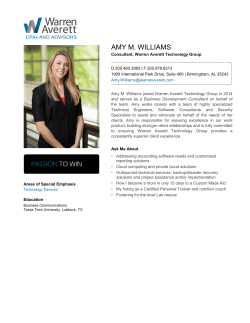 amy m. williams - Warren Averett Technology Group