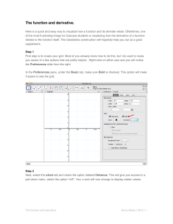 Derivative Tut - Ginnopaoli Kelley