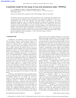 A potential model for the study of ices and amorphous water: TIP4P/Ice