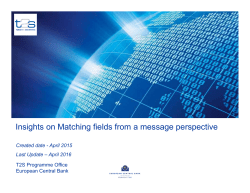 Insights on Matching fields from a message perspective