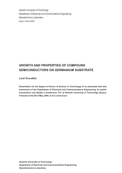 GROWTH AND PROPERTIES OF COMPOUND