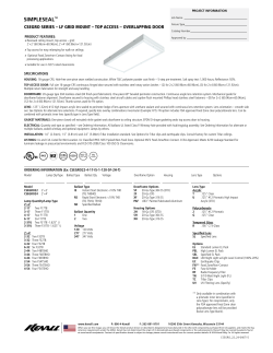 Spec Sheet