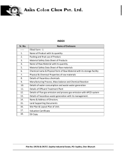 Annexure-Additional attachments