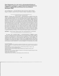 Dose responses of in vivo- and in vitro