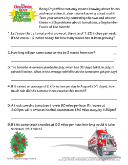 Being OrganWise not only means knowing about fruits and