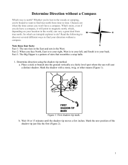Determine Direction without a Compass