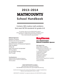 2013–2014 School Handbook