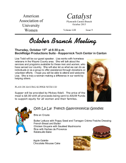 October 2015 Catalyst - AAUW Plymouth