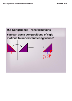 9.5 Congruence Transformations.notebook