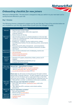 Onboarding checklist for new joiners