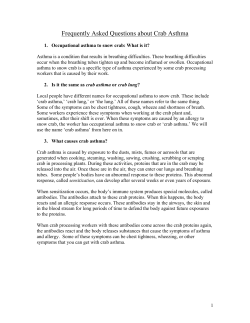 What is Crab Asthma?