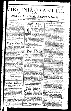 Virginia Gazette and Agricultural Repository_1791-11-17