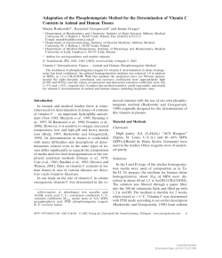 Adaptation of the Phosphotungstate Method for the