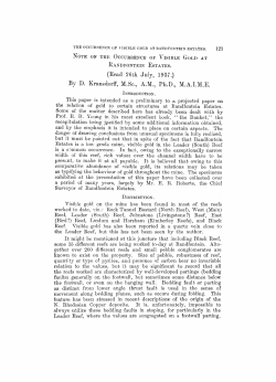 (Read 26th July, 1937.) By D. Kransdorff, M.Sc., AM, Ph.D., MAIME