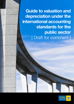 Guide to valuation and depreciation under the
