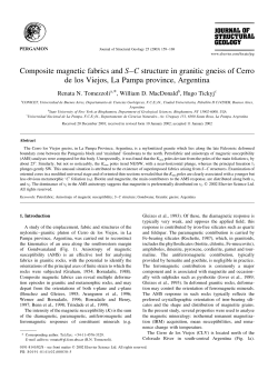 Composite magnetic fabrics and S&plusmn;C structure in granitic gneiss of