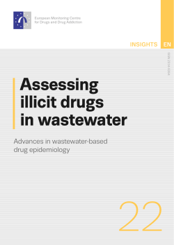 Assessing illicit drugs in wastewater - Emcdda