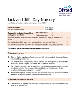 Jack and Jill`s Day Nursery