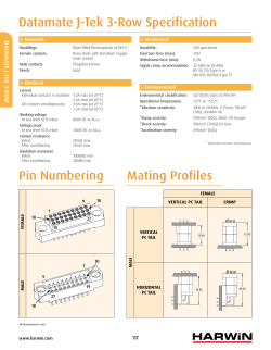 Harwin Product Catalog - Datamate J-Tek