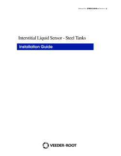 Interstitial Liquid Sensor - Steel Tanks - Veeder-Root