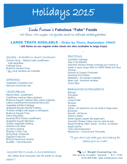 holiday and party trays