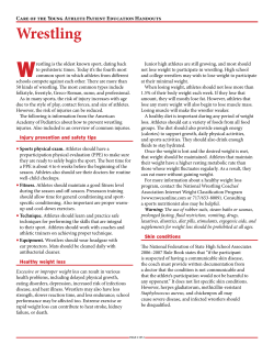 Care of the Young Athlete Patient Education Handout: Wrestling