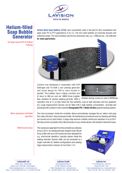 Helium-filled Soap Bubble Generator