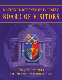 BOV Bio Book - National Defense University