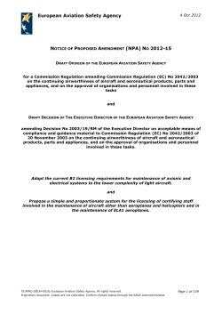 II. - EASA information hub