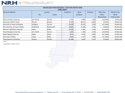 Four Year Institutions - North Richland Hills Economic Development