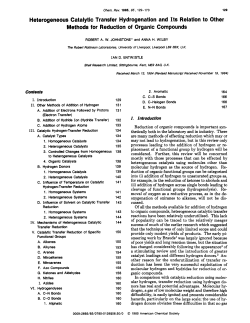 Heterogeneous Catalytic Transfer