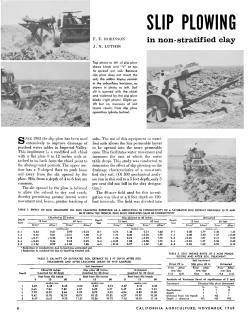 SLIP PLOWING in non-stratified clay