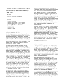 Lectures on Art - rci.rutgers.edu