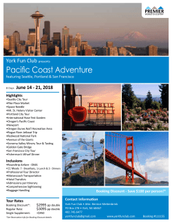 Pacific Coast Adventure