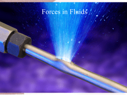 Forces in Fluids - Reading Community Schools